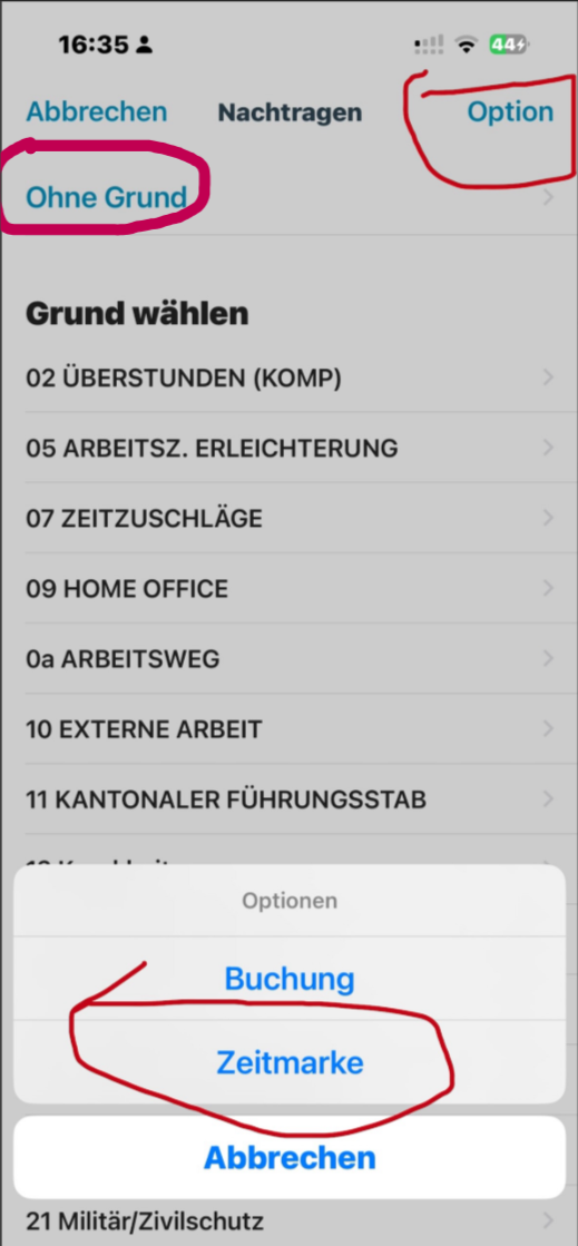 Zweites Badgen am Handy